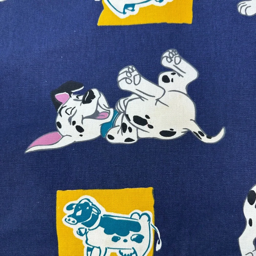 Vintage Disney 101 Dalmatians Town Country Living Pillow Square Multicolor 17.5